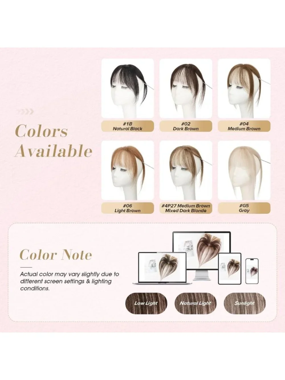 Seamless Clip-In Bangs for Natural Look, 10
